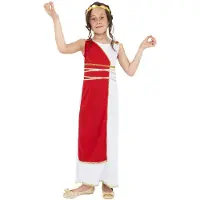 Generique Déguisement Déesse Grecque Rouge Fille 10/12 Ans Rouge 38775l Smiffys 10/12 ANS - 38775L Smiffys
