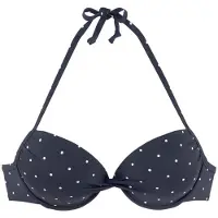 LASCANA Hauts de bikini bleu marine / blanc