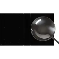 NOVY Table de cuisson aspirante induction 87.2cm 3 feux 7055w noir - - 40008 - up power