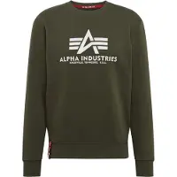 Alpha industries Sweat-shirt olive / rouge / blanc