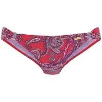 LASCANA Bas de bikini violet foncé / rose / rouge / blanc