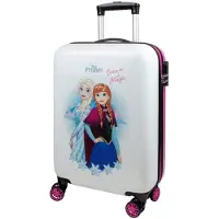 Joumma Bags Valise Disney Frozen La reine des glaces Dream of Magic Valise cabine 55 cm 32 L Blanc