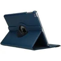 IMoshion Coque tablette rotatif à 360° pour Apple iPad 6 (2018) 9.7 pouces / iPad 5 (2017) 9.7 pouces - Bleu foncé