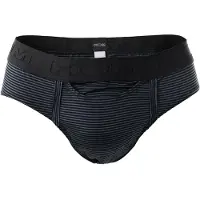 Hom Slip 'Simon' gris / noir