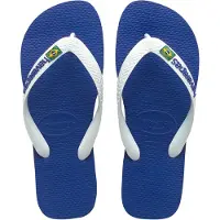 Havaianas Brasil Logo Flip Flops Bleu EU 35-36