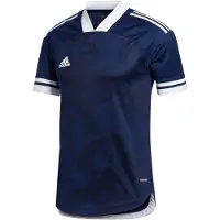Adidas Condivo 20 maillot à manches courtes maillot de football pour hommes avec AeroReady FT7261 bleu/blanc