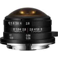 Laowa Venus LAOWA 4mm f / 2.8 Fisheye Circulaire Canon EOS-M