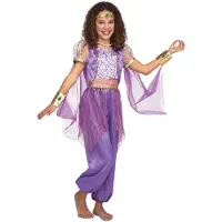 MOM Arab Princess Girl Costume Violet 5-6 Years Enfants