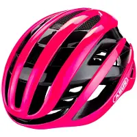 ABUS Casque de vélo de course AirBreaker - Casque de vélo haut de gamme pour le cyclisme professionnel - pour jeunes et adultes - Casque pour femmes et hommes - Rose, taille L (59-61 cm)