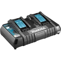 Makita DC18RD - Chargeur Rapide Double - 14,4 À 18 V Li-ion