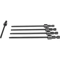 Makita Embouts - - 199155-7 - Lot de 5 - Acier - Cruciforme