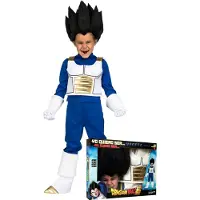 MOM I Want To Be Vegeta Kids Costume Bleu 13-14 Years Enfants