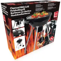 Bbq collection Barbecue avec couvercle BBQ Charbon de bois avec bac de récupération des cendres Ø 45 cm