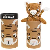 Les Deglingos Peluche Grand Simply 34 Cm Spéculos Le Tigre -