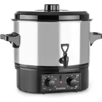 Klarstein Biggie Small - Distributeur de boissons chaudes (vin chaud, thé café) / stérilisateur électrique de bocaux de capacité 16L