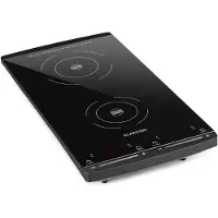 Klarstein Plaque Induction 2900W, Plaque de Cuisson Electrique à Induction, Plaque Induction 2 Feux, Tables de Cuisson Portable, Contrôle Tactile, Rechaud Electrique, Cuisinière Electrique Puissante
