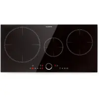 Klarstein Plaque Induction 5800W, Plaque de Cuisson Electrique à Induction, Plaque Induction Encastrées 3 Feux, Tables de Cuisson Encastrable, Contrôle Tactile, Rechaud Electrique pour la Cuisine