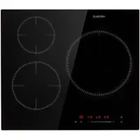 Klarstein Plaque Induction 5800W, Plaque de Cuisson Electrique à Induction, Plaque Induction Encastrées 3 Feux, Tables de Cuisson Encastrable, Contrôle Tactile, Rechaud Electrique pour la Cuisine