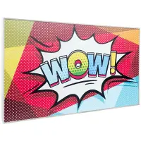 Klarstein Radiateur Infrarouge Mural, Chauffage Infrarouge 600W, Panneau Chauffant Infrarouge, Télécommande, Radiateur Electrique Extra Plat, Salle de Bain, Sans CO2, Faible Conso d'Energie