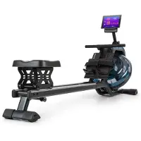 Capital Sports Rameur à eau Flow M2 ordinateur d'entraînement peu encombrant jusqu'à 150 kg