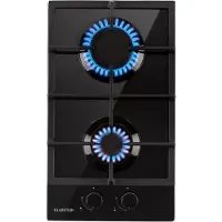 Klarstein Tables de Cuisson à Gaz, Plaque de Cuisson Gaz à 2 Brûleurs, Table de Cuisson Electrique à 2 Feux de 4000W, Cuisiniere Gaz, Gaziniere Gaz avec Brûleurs en Acier Inoxydable, Cuisinières GPL