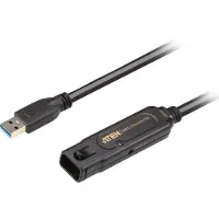 Aten UE3315 - Rallonge de câble USB - USB type A (M) pour USB type A (F) verrouillé - USB 3.1 Gen1 - 15 m - actif - noir - pour P/N: 0AD8-8012-70MG