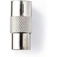 Nedis Satelliten- und Antennenadapter | IEC (Coax) Stecker | IEC (Coax) Buchse | Vernickelt | 75 Ohm
