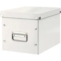 Leitz Boîte de rangement Click + Store , en carton, l. 260 x P 360 x H 240 mm, blanc
