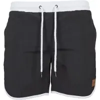 Urban Classics Shorts de bain noir / blanc