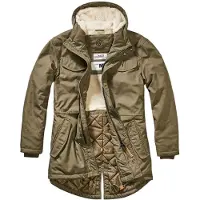 Brandit Parka mi-saison 'Marsh Lake' kaki