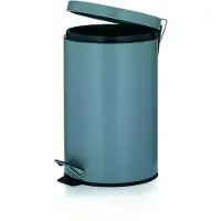 kela Corbeille à papier 12 L LEANDRO, gris KL-10933