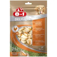 8In1 Délicatesse Delights Bones xs 21 pièces