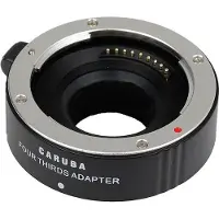 Caruba Tube d'extension 25mm Olympus Chrome (Adaptateur macro, Four Thirds), Convertisseur d'objectif, Noir