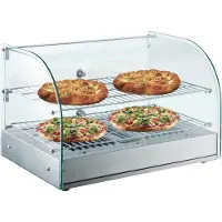 Buffalo Vitrine chauffante | 2 étages | 38x55x38cm