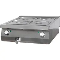 Maxima - Gastro Heavy Duty Bain Marie - Double unité - Profondeur 70 cm - Électrique