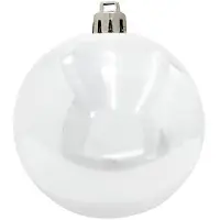 Europalms Boule décorative 20cm, blanche