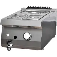 Maxima - Gastro Heavy Duty Bain Marie - Appareil individuel - Profondeur 70 cm - Gaz