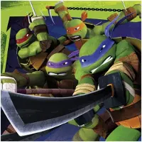 Amscan Serviettes Tortues Ninja X20