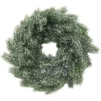 Europalms Couronne de sapin, enneigée, PE, 45cm