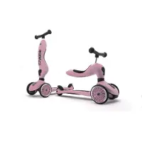 ScootAndRide Scoot and Ride 2 in 1 Highwaykick Kinderroller Roller Rose