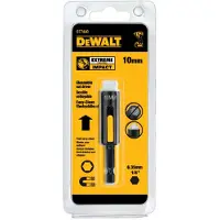 DeWalt DT 7440 Clé à douille hexagonale 10 mm de longueur 75 mm, support à aimant permanent, fonct (10 mm)