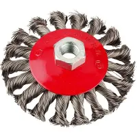 Kwb 719330 Brosse ronde & rotative Roue à rayons 10 cm