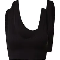 Pieces Symmi Rib Bra 2 Units Noir XS-S Femme