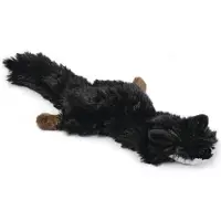 Beeztees 3x Bz Flatino Renard En Peluche Noir (Jouet en peluche pour chiens)