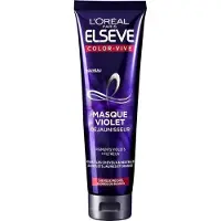 L'Oréal Paris - Elseve Color-Vive Masque Violet Démêlant Déjaunisseur Enrichi En Pigments Violets 150 Ml