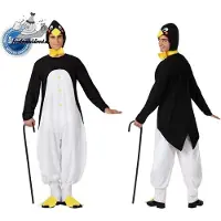 Atosa Penguin Costume Blanc M-L Enfants