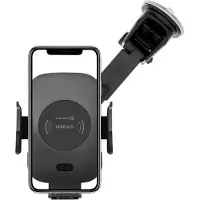 Evelatus Car Holder with Wireless Charging 10W WCH01, Adaptateur pour véhicule, Noir