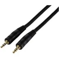 Hama Jack Cable Plug - Plug, 3.5 mm, Stereo, 1.5 m câble audio 1,5 m 3,5mm Noir