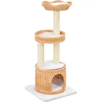 vidaXL Arbre à chat Sisal Saule naturel