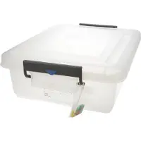 ARAVEN Conteneur de stockage avec couvercle 30L